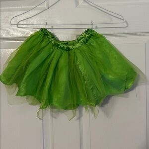 Vibrant Green Tulle Skirt
